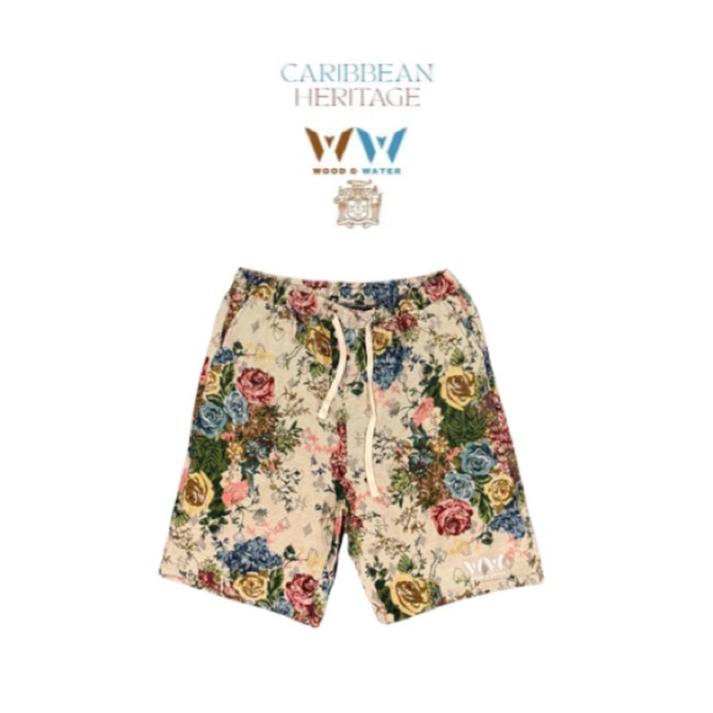 Wood & Water Floral Men's Shorts - Multicolor - Picture 2 of 2